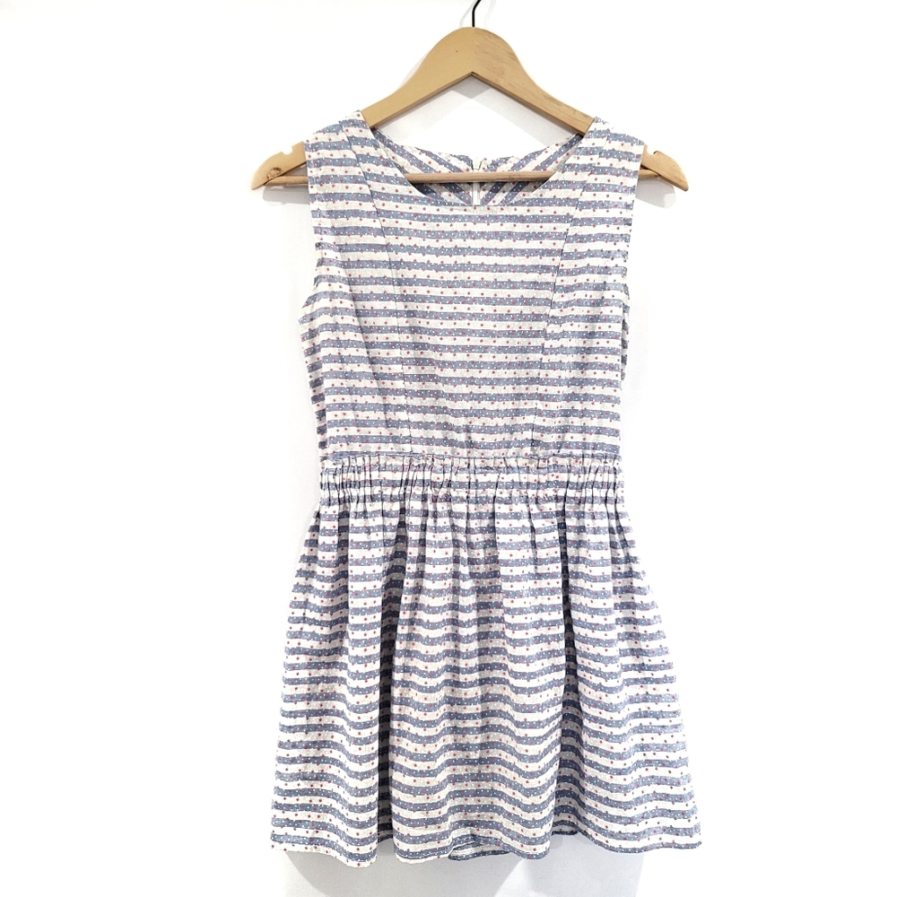 Blue/White Striped Blouse
